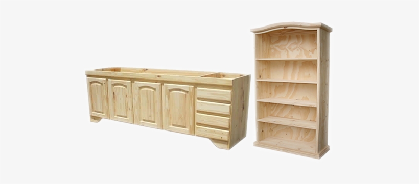 En Muebles De Pino - Bajo Mesada De Pino De 1.80, transparent png