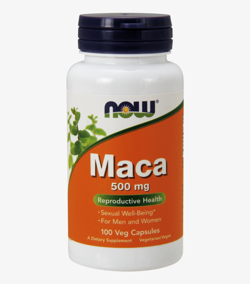 Maca 500 Mg Veg Capsules - Now Vitamin C 500, transparent png