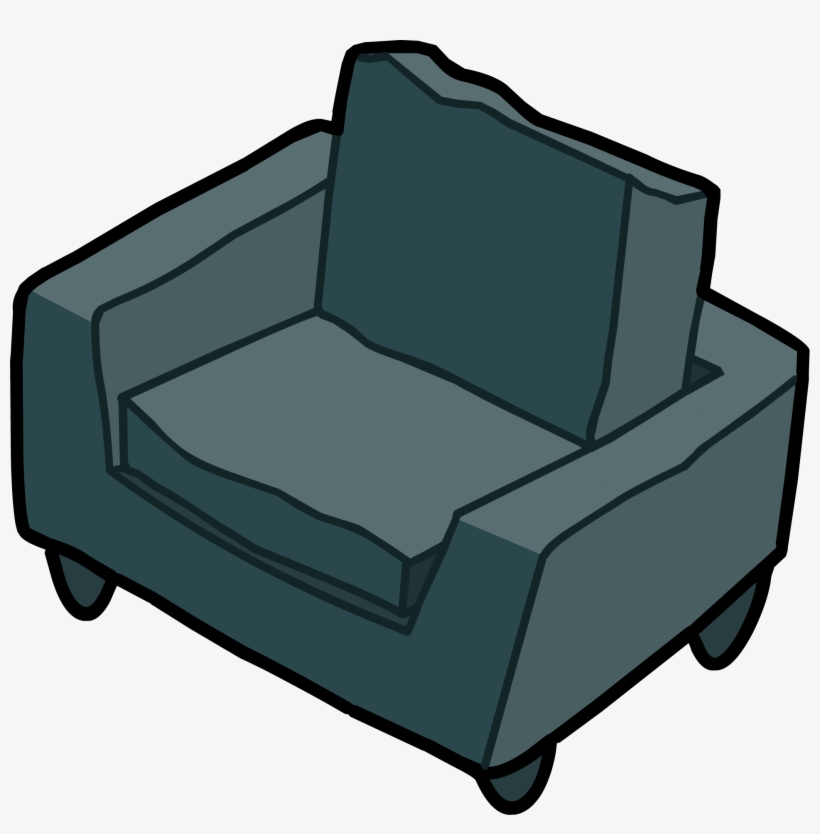 Slab Recliner Icon - Club Penguin Sillon, transparent png