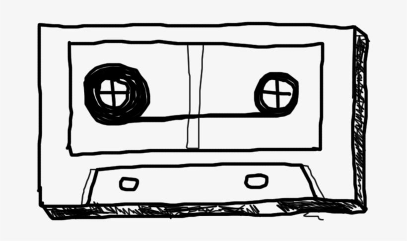 Cassette, Doodle, Scrawl, Paint, Drawing, Band - Grabacion Dibujo, transparent png