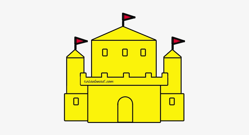 Sand Castle Doodle - Drawing, transparent png