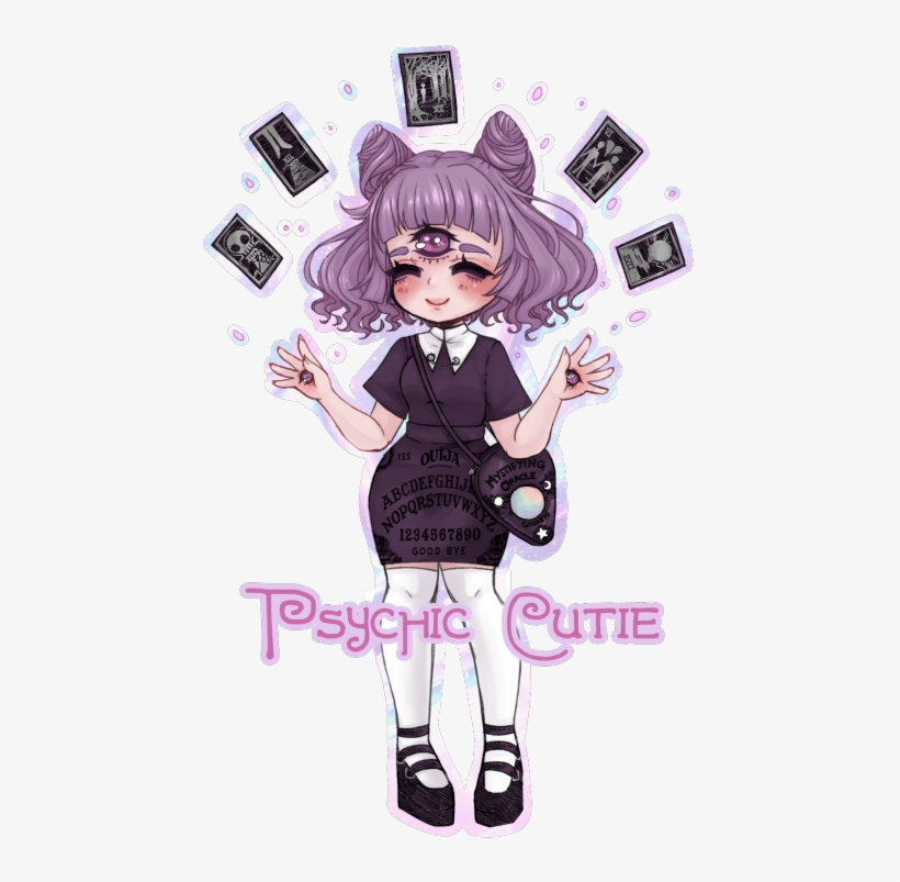 Psychic Cutie - Pastel Goth Witch, transparent png