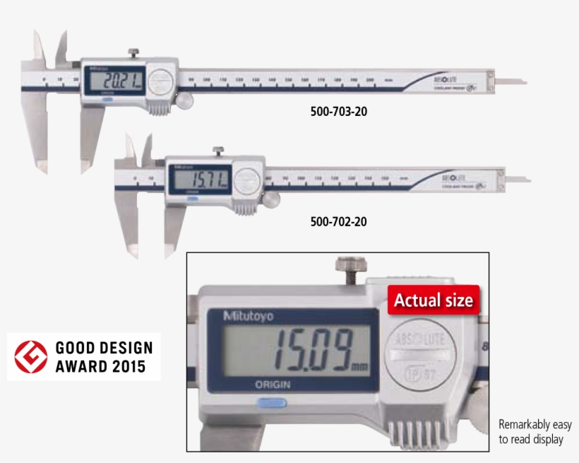 A Built In Abs Scale Means That These Calipers Are - ノギス ミツトヨ 200mm 500-713-20, transparent png