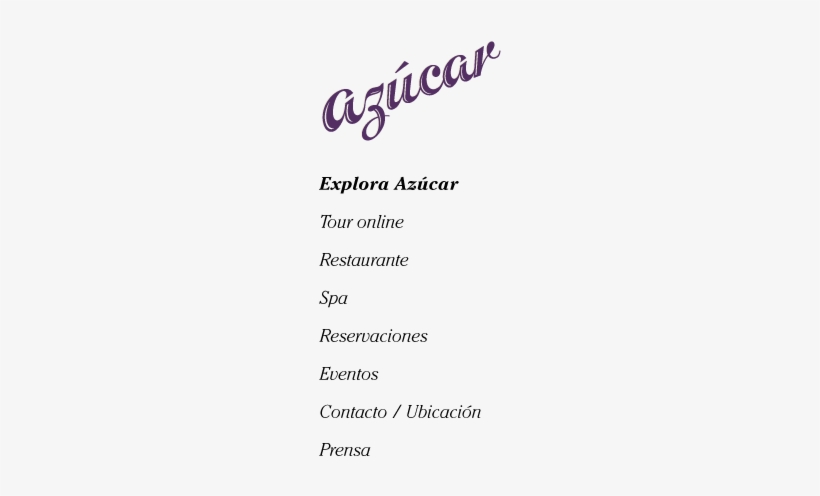 Su Forma Irregular Y Blancura Contrastantes Con Los - Azucar Hotel Logo, transparent png