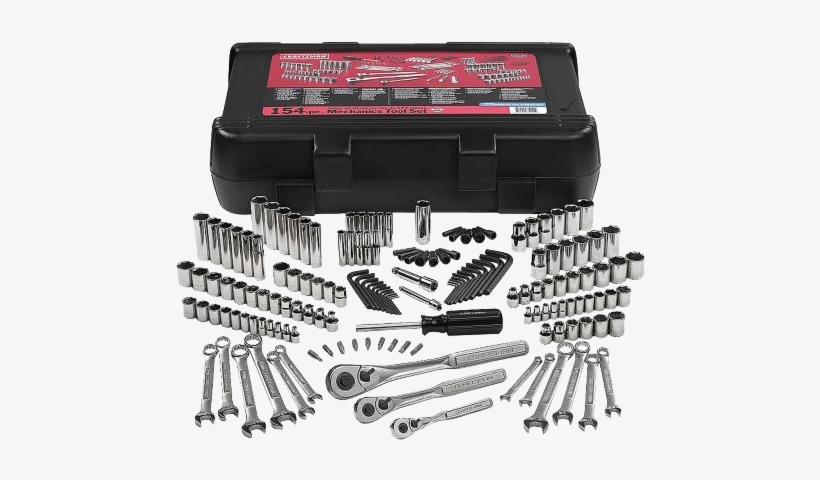 Specialized Mechanic Loses Tools, Wheels To Theft - Craftsman 154 Pc Mechanics Tool Set, transparent png