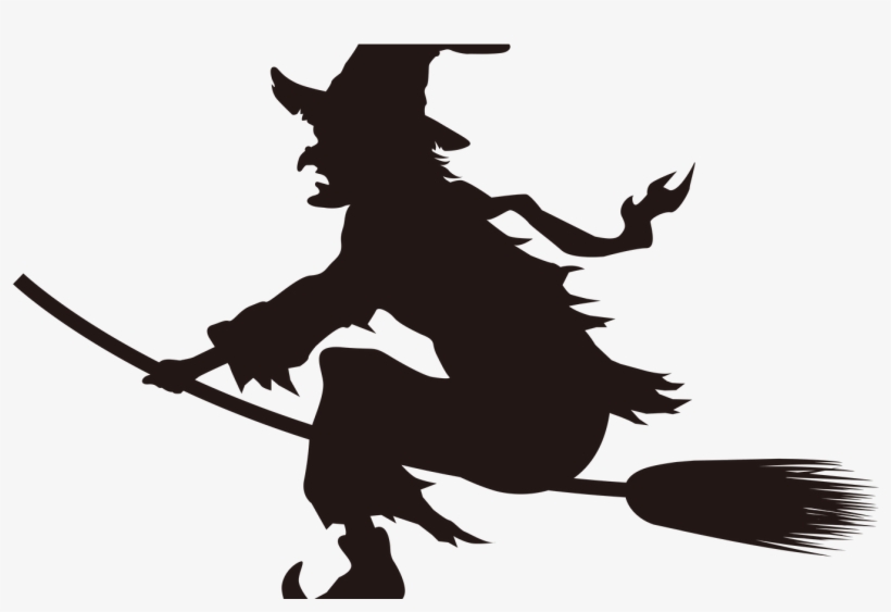 19 Halloween Witches Clip Art Freeuse Huge Freebie - Witch On A Broom Clip Art, transparent png