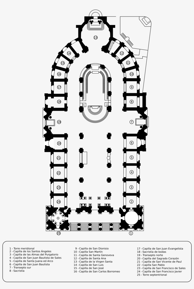 Open - Church Of Saint Sulpice Paris Plan, transparent png