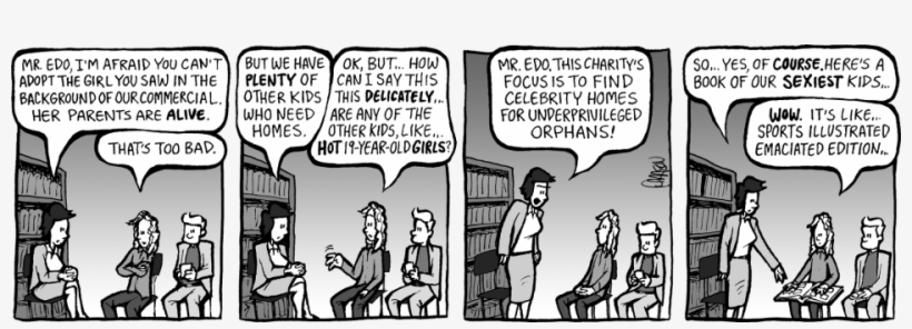 "at The Adoption Agency" - Cartoon, transparent png