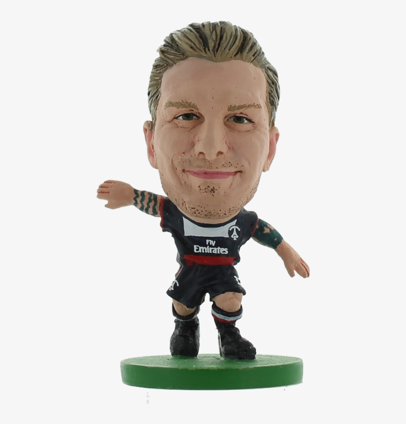 Paris St Germain - Psg Paris St Germain Soccerstarz Beckham Blue/red 2in/5cm, transparent png