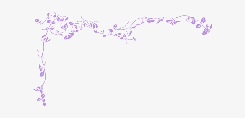 Vine Clipart Purple - Purple Vines Clipart, transparent png