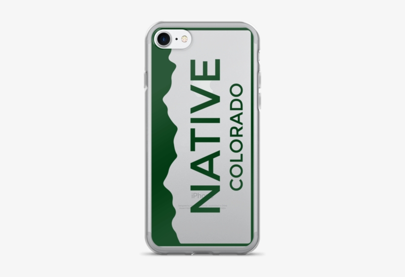 Colorado Native Licence Plate Iphone 7/7 Plus Case - Pigment, transparent png