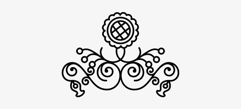 Flower Design With Multiple Vines Vector - Floral Design, transparent png
