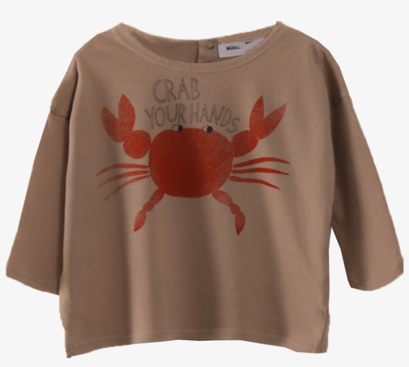 Bobo Choses Baby T-shirt Crab Your Hands - Christmas Island Red Crab, transparent png