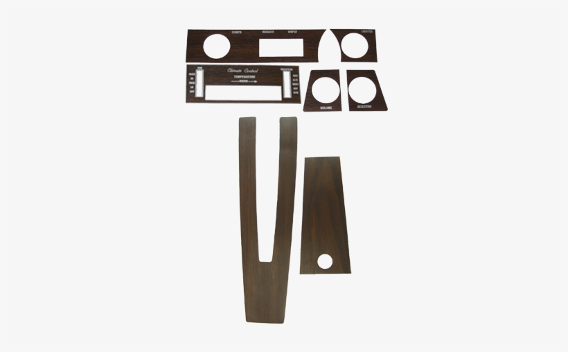 Woodgrain Dash Kit 1970-72 Buick W A/c - 1971 Buick Skylark Woodgrain Dash Kit, transparent png