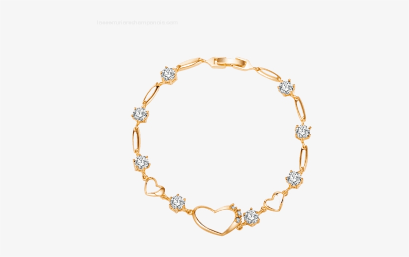 Korean Women Jewelry Bracelets Rhinestones Hollow Heart, transparent png