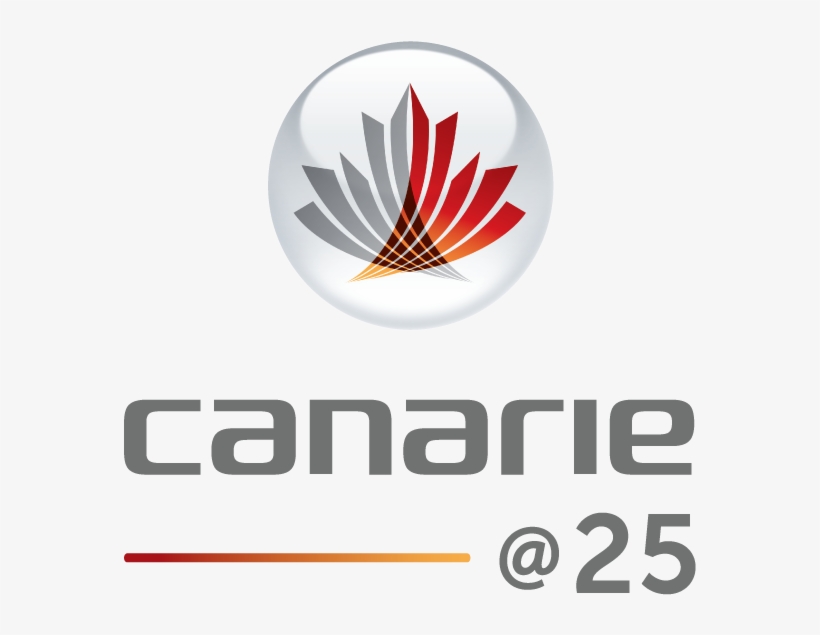 25th Anniversary Logo Vertical Transp - Canarie, transparent png