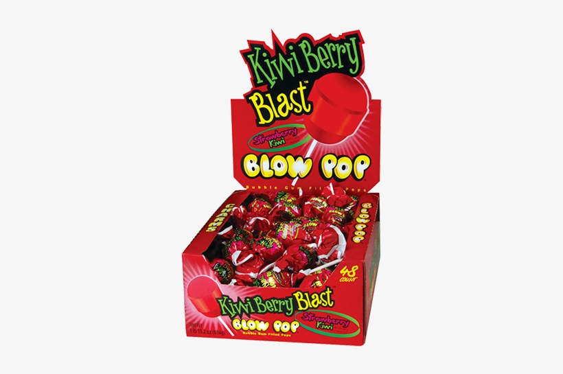 Charms Kiwi Berry Blast Blow Pops - Charms Blow Pops Kiwi Berry Blast Blow Pops (box Of, transparent png