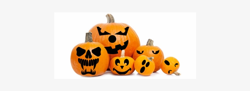 Pumpkin Face Decals - C60566 Black 50 Pack Halloween Decals Pumpkin Decalshalloween, transparent png