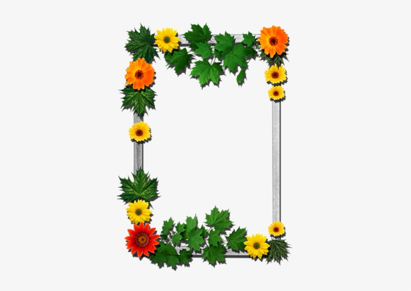 B *✿* Borders For Paper, Borders And Frames, Halloween - Download Free Flower Frame Png, transparent png