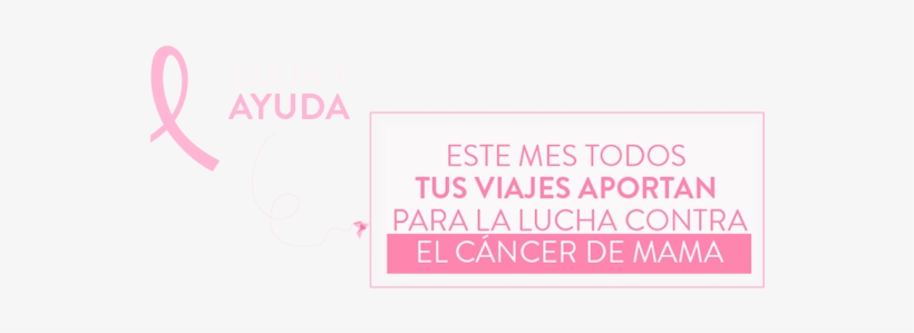 Viajemos Juntos En Esta Lucha Contra El Cáncer De Mama - Slogan, transparent png