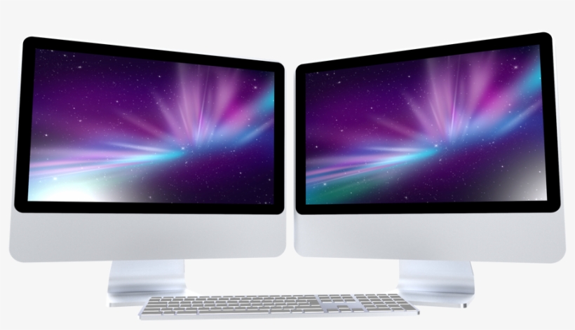 Dos Computadoras - Display Devices In Computer, transparent png