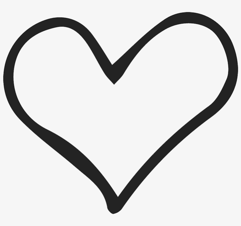 Hand Sketched Heart Stamp Love 800x800 PNG Download PNGkit