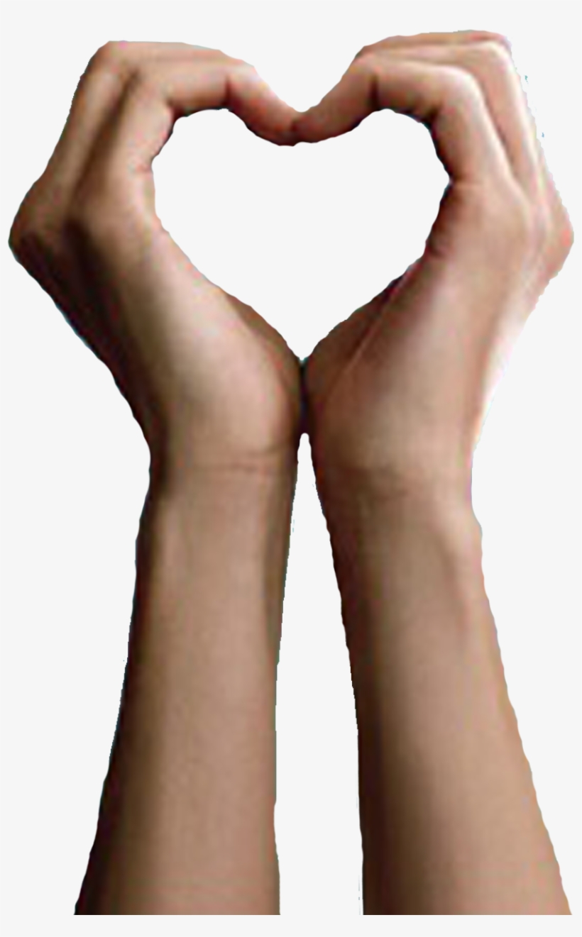Heart With Hand Png, transparent png