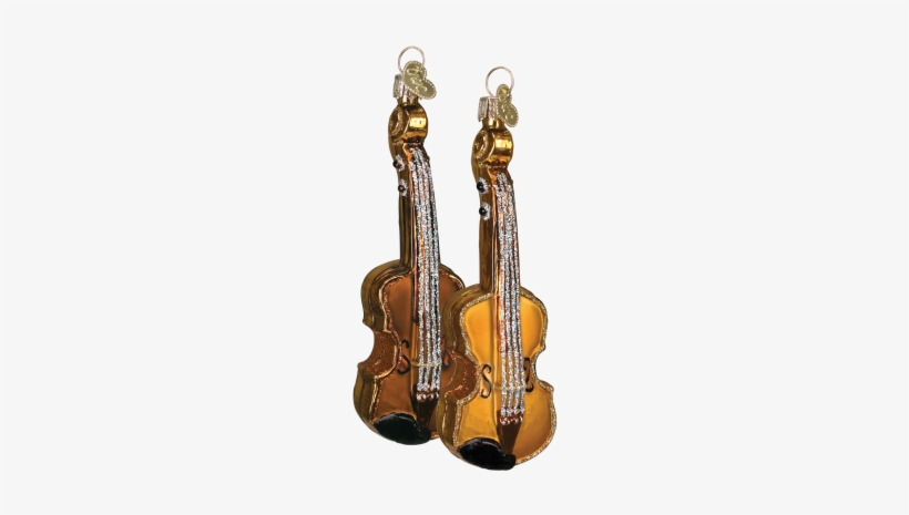 Violin - Old World Christmas Violin, transparent png