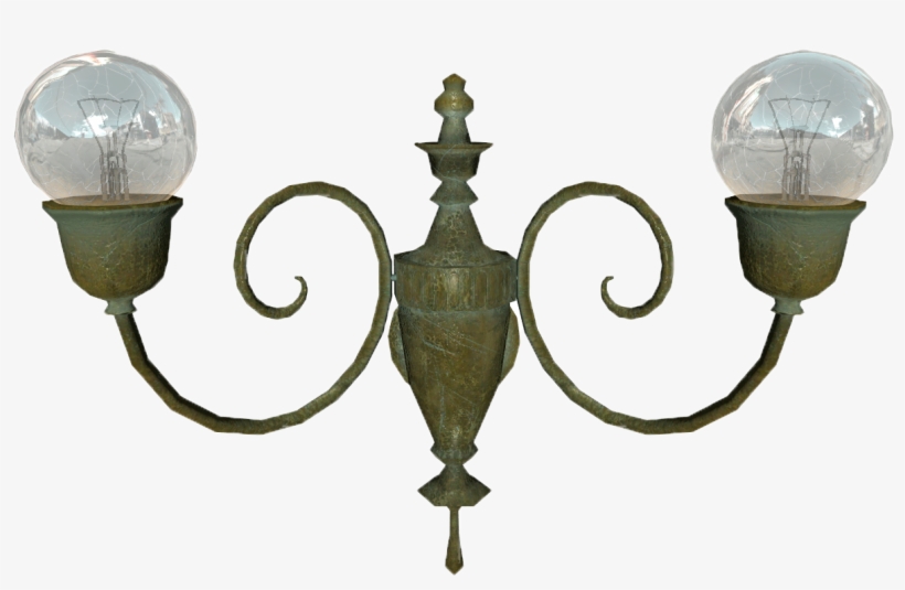 Fo4ww Fancy Wall Light Double - Wiki, transparent png
