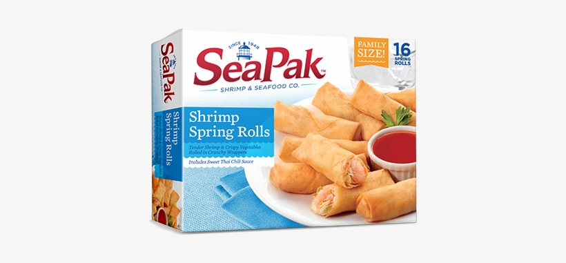 Seapak® Family Size Shrimp Spring Rolls 20 Oz - Seapak Shrimp Spring Rolls, transparent png