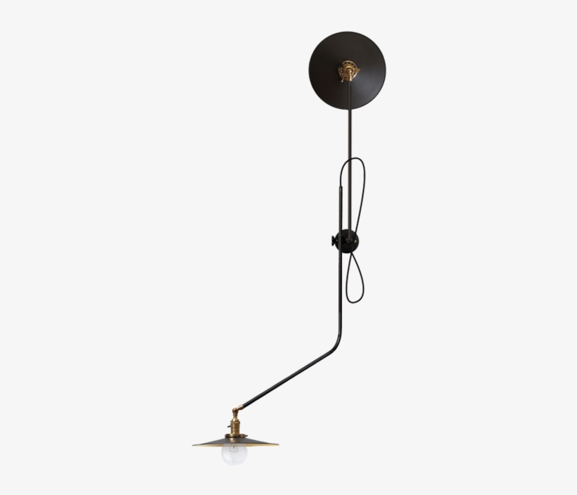 Bent Wall Lamp - Workstead 2-arm Bent Wall Sconce, transparent png