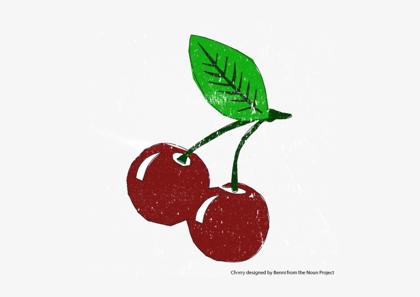 Cherry On Top For Knockout Screen Printing Blog Post - Food Designs For Screen Printing, transparent png