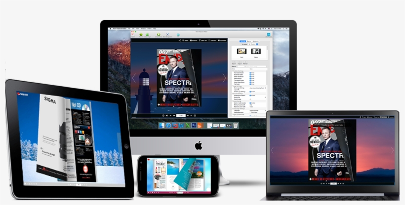 Next Flipbook Maker Adds Realistic Page Turning Effect - Apple Imac 21.5 Retina 4k, transparent png