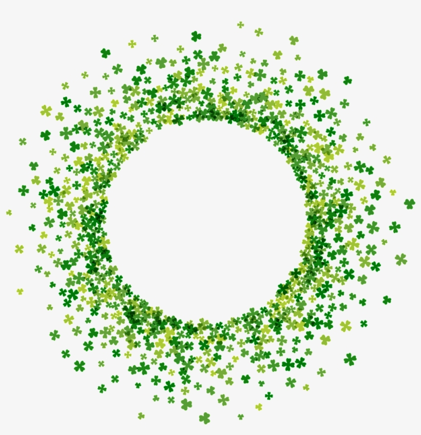 Verde Bosque Visto Pintada A Mano Garland Elementos - Vector Graphics, transparent png