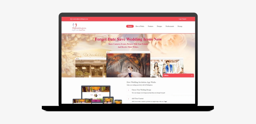Go Professional With Myweddingicon - Wedding, transparent png