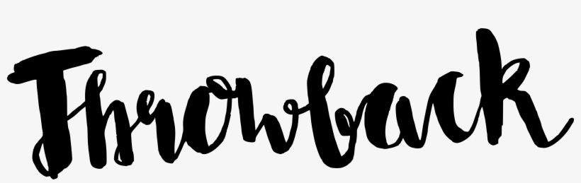 Den Throwback-schriftzug Kannst Du Dir Hier Runterladen - Calligraphy, transparent png