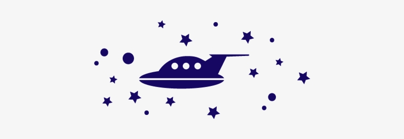 Nave Espacial, Estrellas Y Planetas - Vinil De Nave Espacial, transparent png