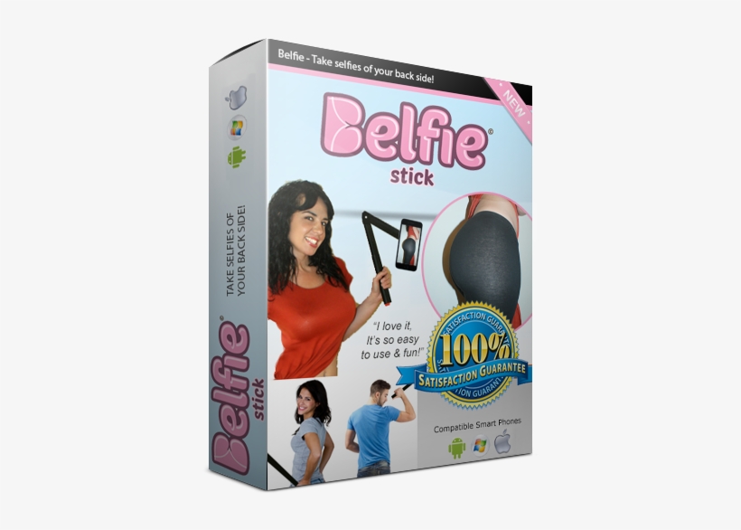 While The Selfie Was Made Easy With Front Facing Cameras - Belfie Stick, transparent png