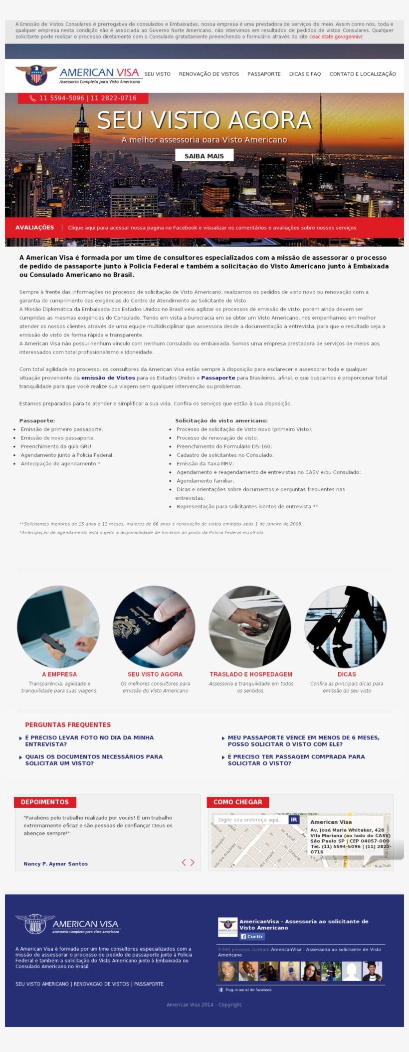Assessoria Ao Solicitante De Visto Americano Competitors, - New York City Skyline, transparent png