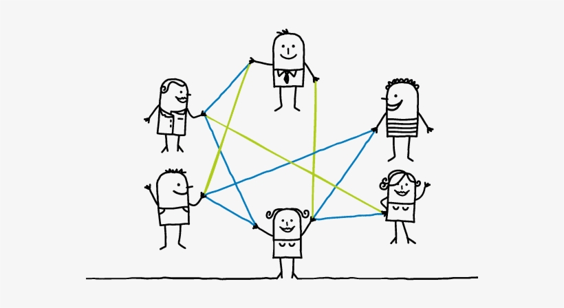 Project Portfolio Management - Business People Connected With Color Lines, transparent png