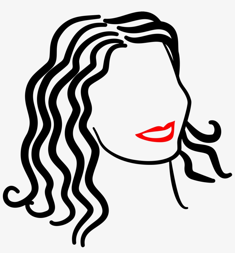 This Free Icons Png Design Of Female Line Art Sketch, transparent png