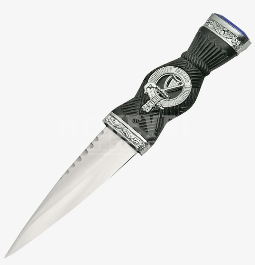 False Irish Harp Sgian Dubh Dagger Knife, transparent png