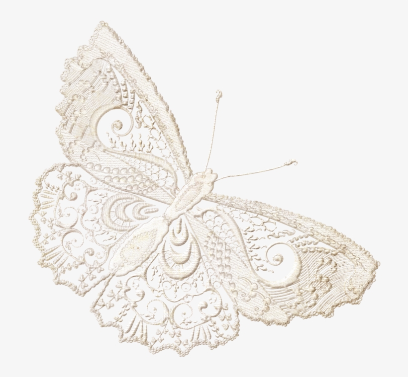 Black-white Butterflies - Clip Art, transparent png