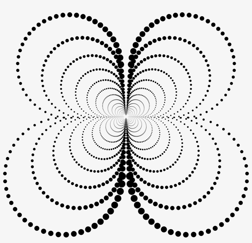 This Free Icons Png Design Of Abstract Circles Butterfly, transparent png