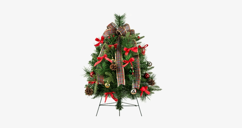 Christmas Tree On Easel - Christmas Tree, transparent png
