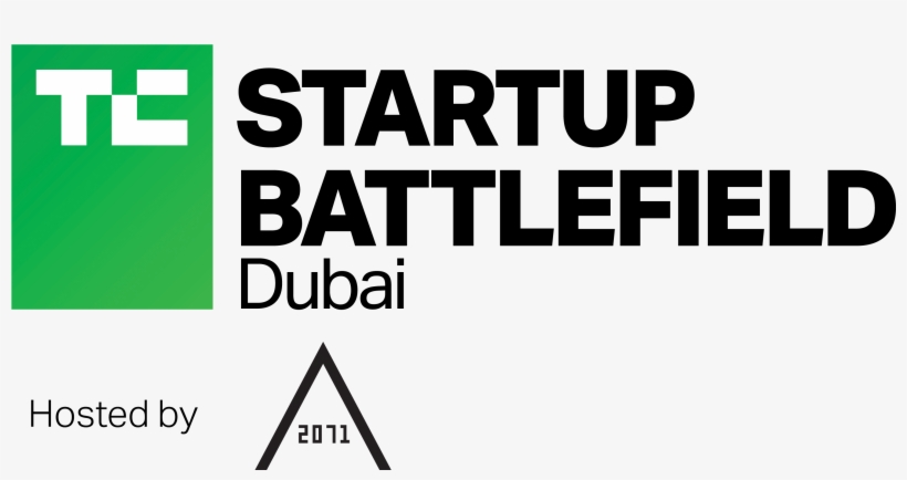 Battlefield Dubai Hosted By Color Black Flat Horiz - Startup Battlefield Mena 2018, transparent png