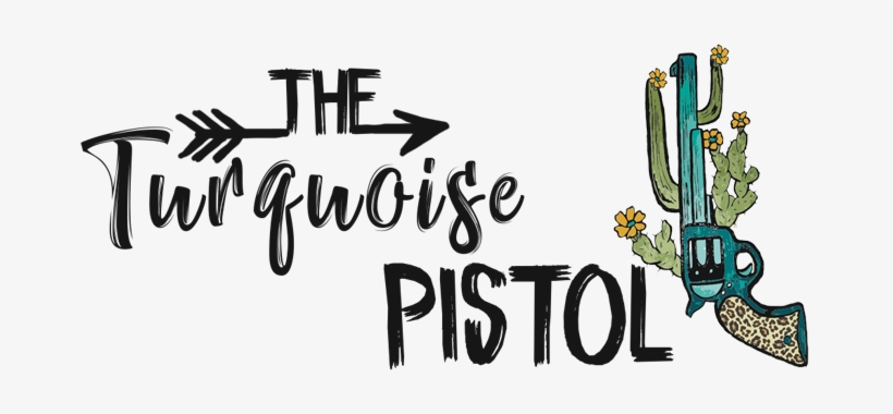 The Turquoise Pistol - Turquoise Pistol Boutique, transparent png