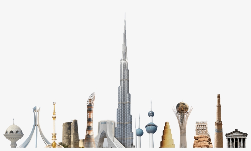 Buildings - Dubai Towers Png, transparent png