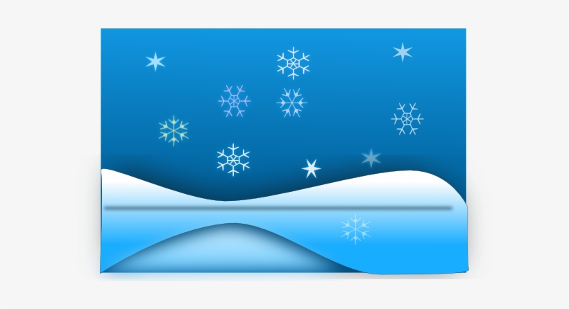 Snow Flake Winter Landscape Clipart - Snow Icon, transparent png