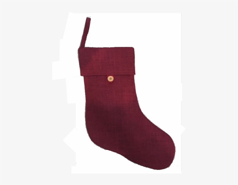 Burlap Stocking - Sock, transparent png